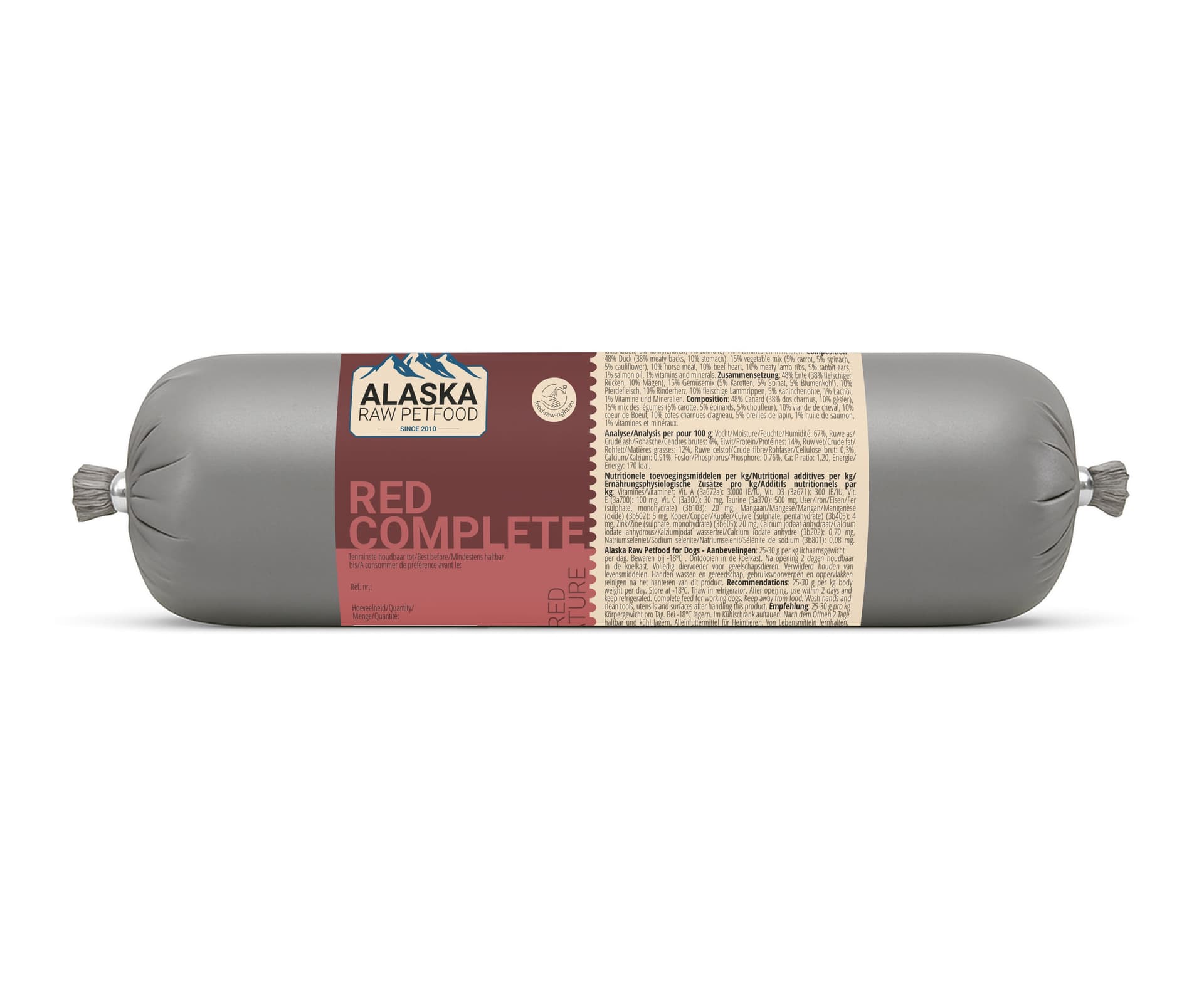 Alaska Hund Ren -Rød