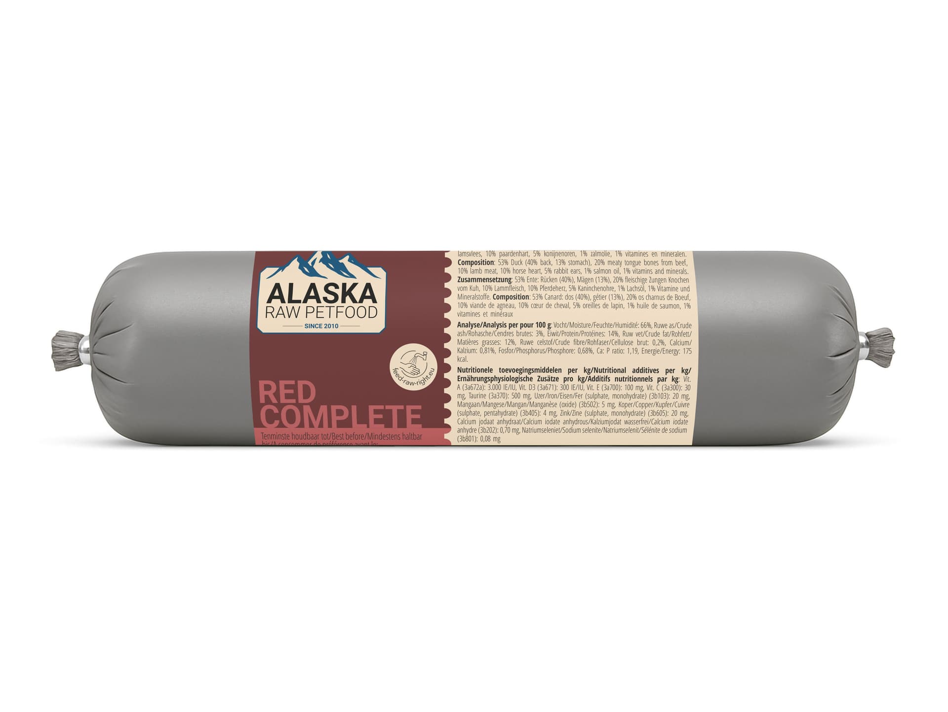 Alaska Kat Komplet - Rød