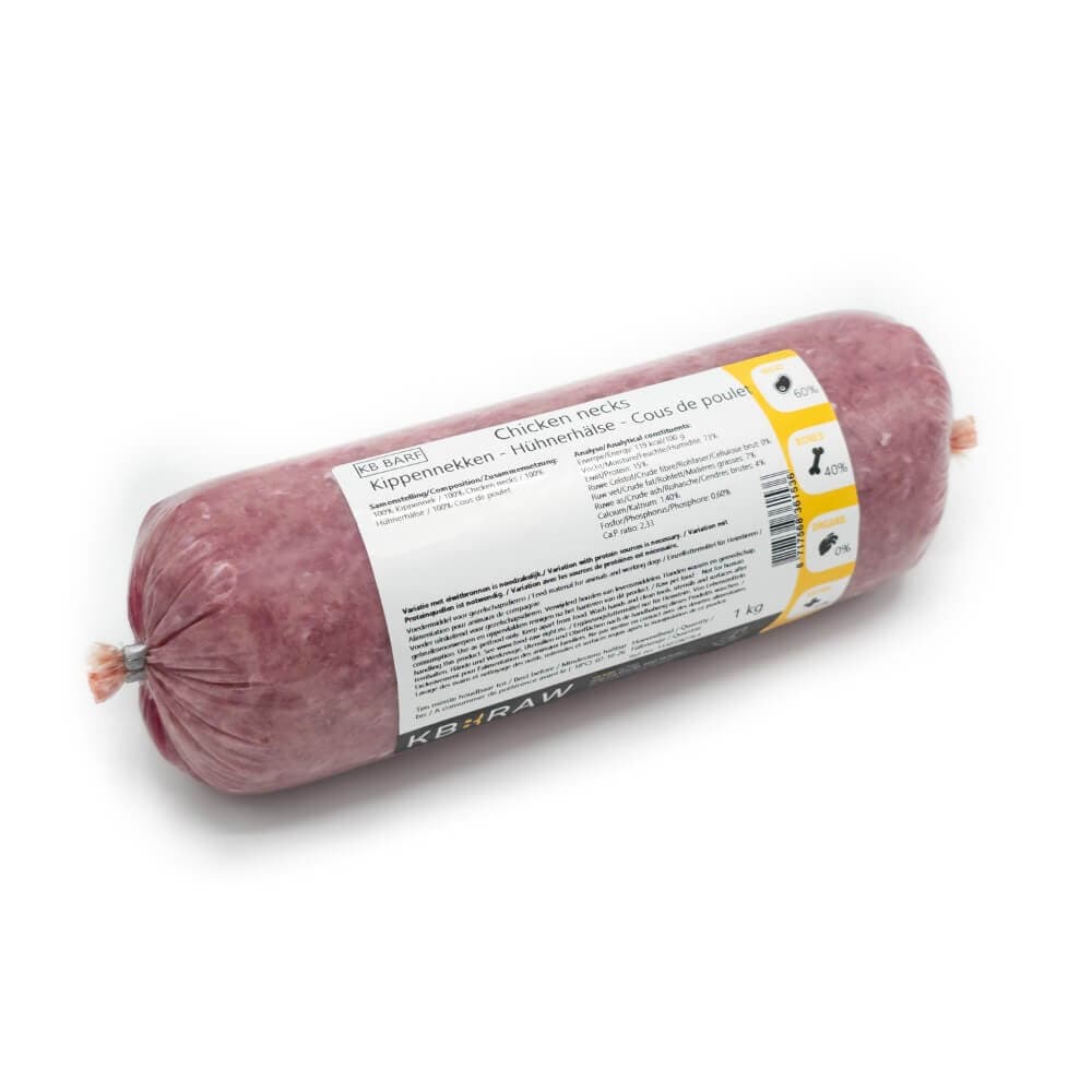 KB BARF - Hakkede Kyllinge Halse