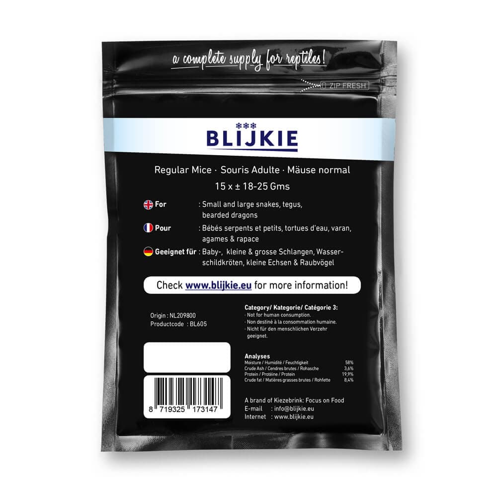 Blijkie BF Normal Mus (18-23 g) - 25x15 stk.