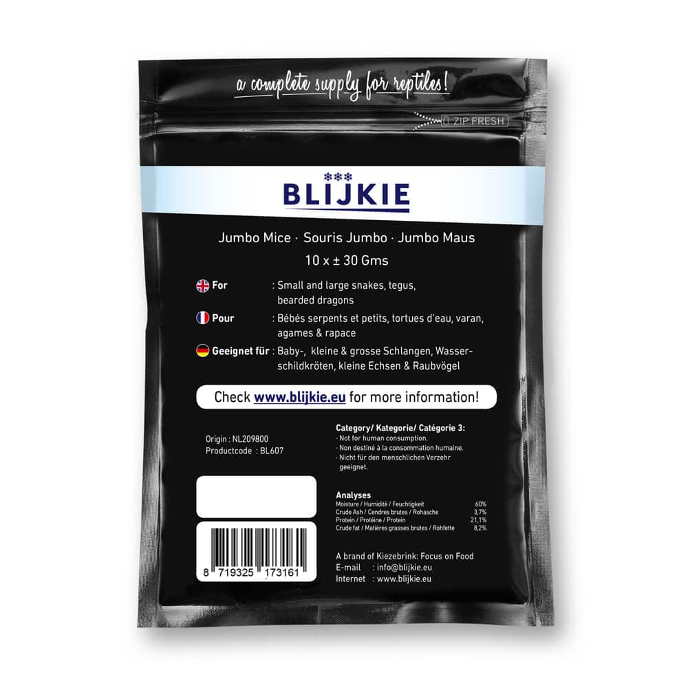 Blijkie BF Jumbo Mus (>30 g) - 10x10 stk.
