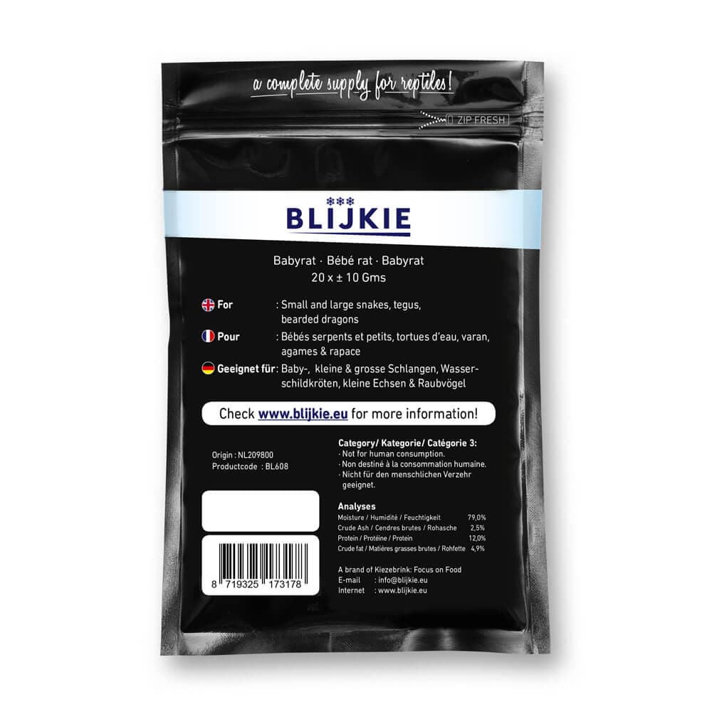 Blijkie BF Babyrotter (±10 g) - 15x20 stk.