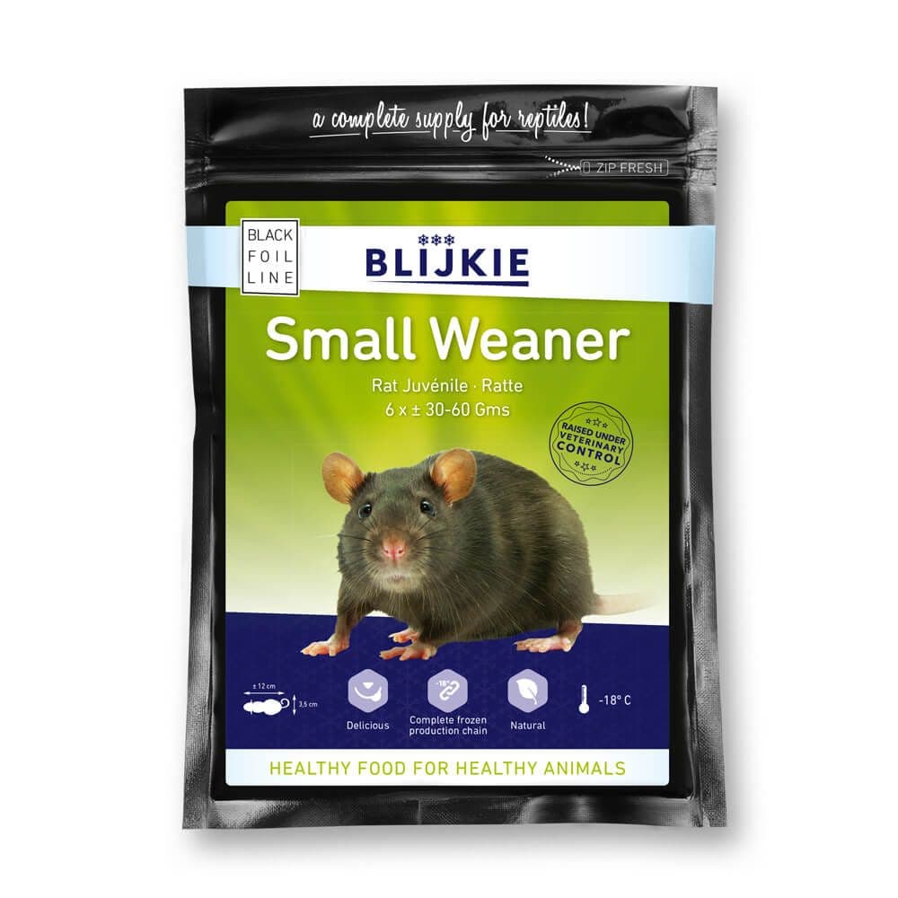 Blijkie BF Små Weanerrotter (25-60 g) - 10x6 stk.