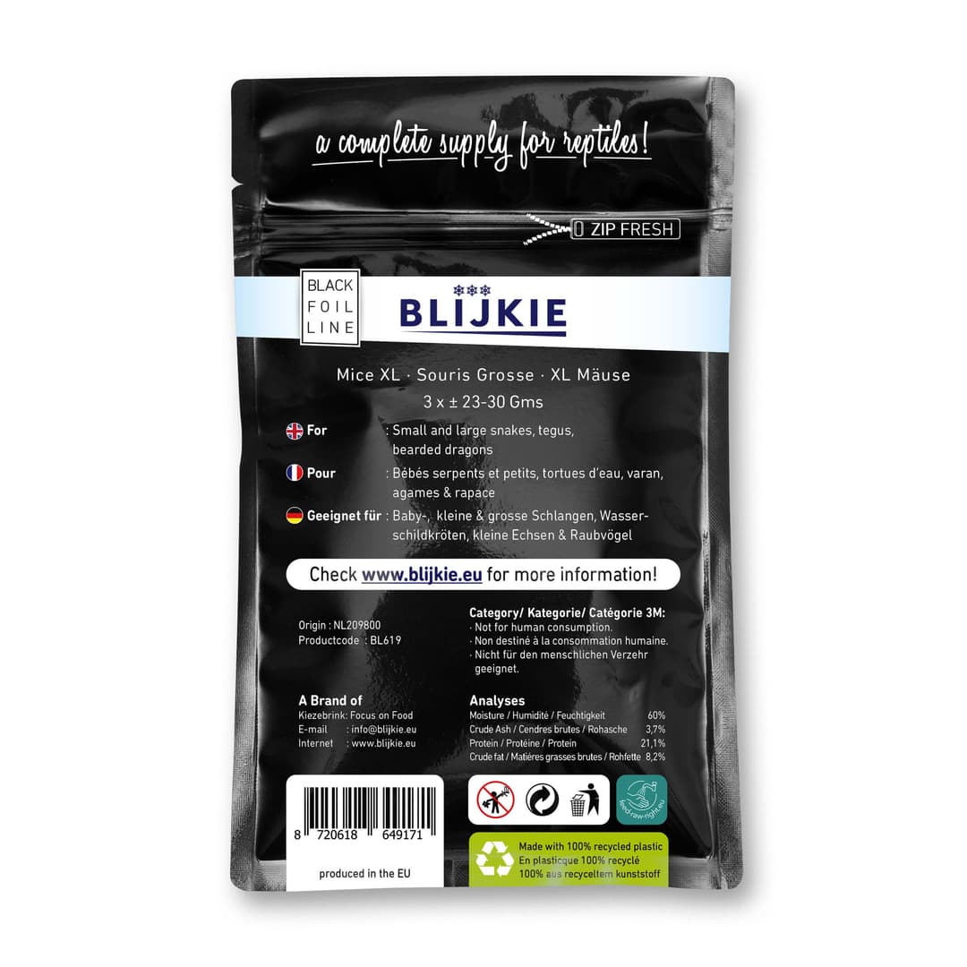 Blijkie BF Mus XL (23-30 g) - 15x5x3 stk.