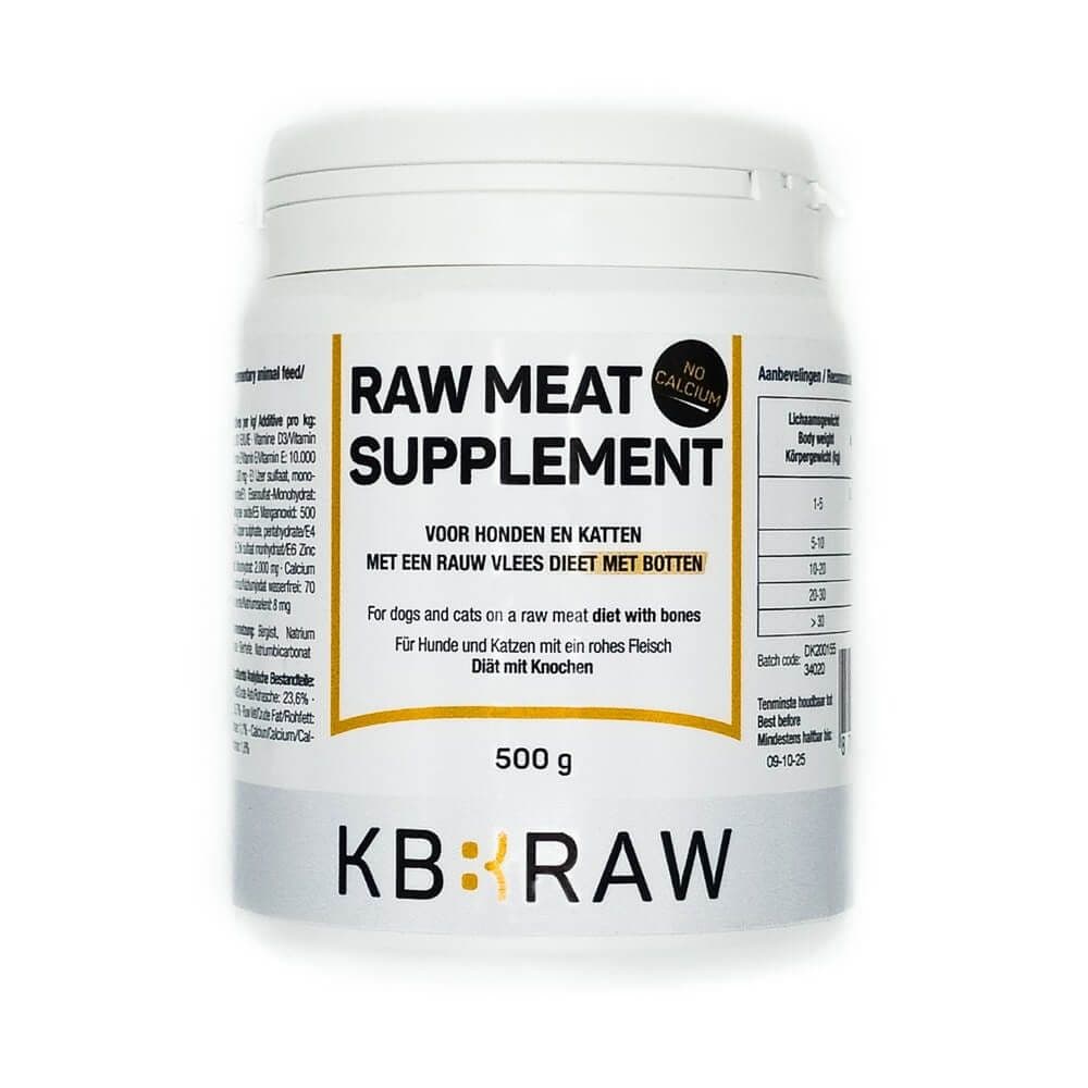 KB Extra - Råt Kød Supplement UDEN Calcium